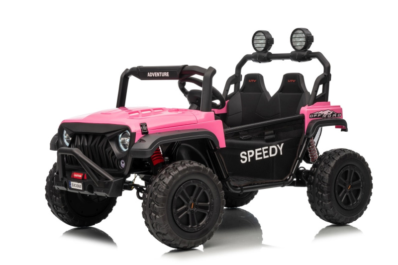 Dětské elektrické auto Offroad 4x4 růžové