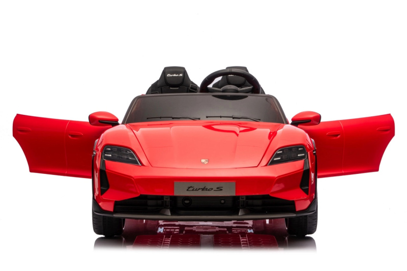 Dětské elektrické autíčko PORSCHE Taycan Turbo S – červené