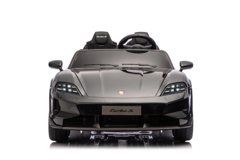 Dětské elektrické auto PORSCHE Taycan Turbo S, černé