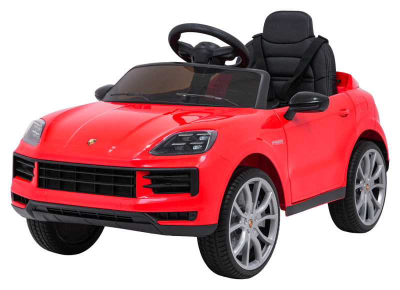 Elektrické autíčko Porsche Cayenne pro děti – červené