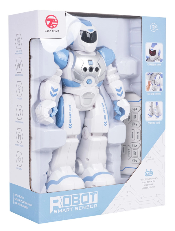 Multifunkční interaktivní robot SMART-BOT s dálkovým ovládáním