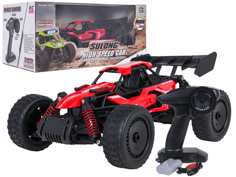 RC crawler 1:14 Arrow – červený terénní vůz