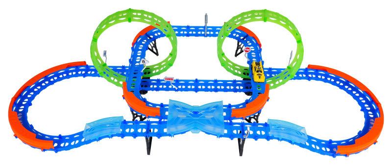 Svítící závodní dráha 63 dílů