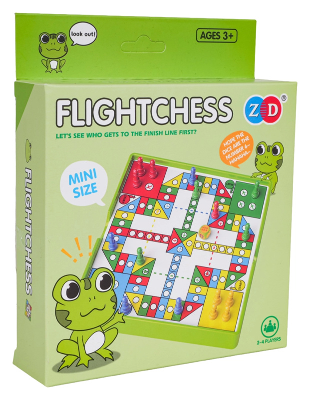 Cestovní stolní hra Ludo Žába