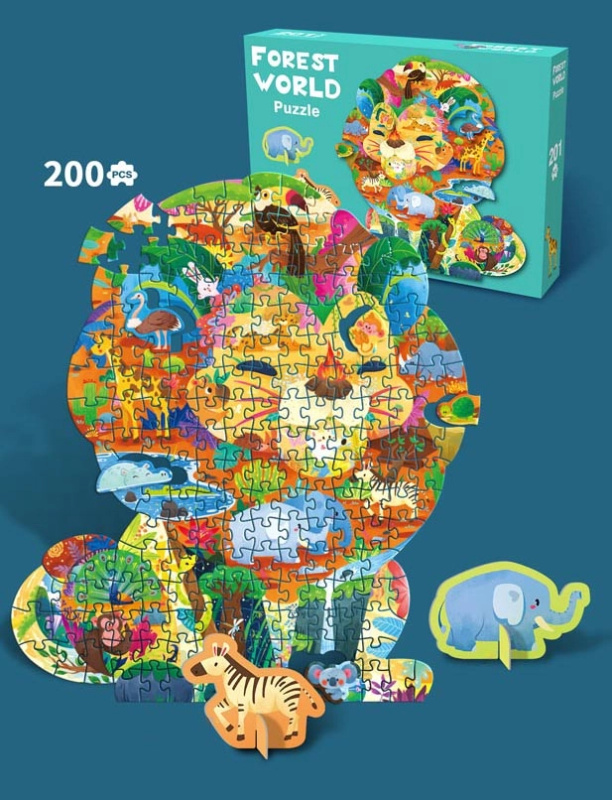 Puzzle Safari 200 dílků pro děti