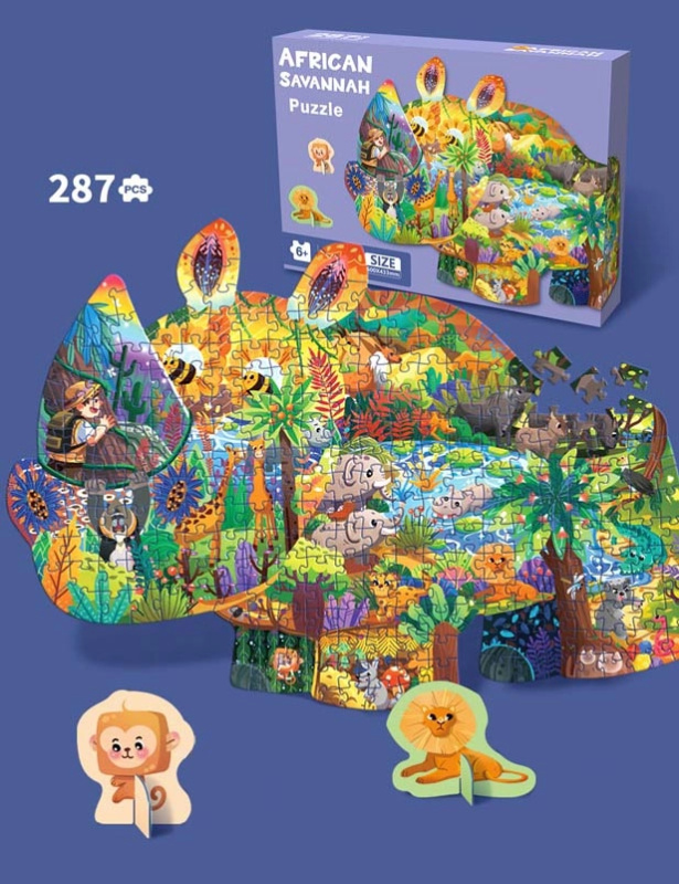 Sada puzzlí Safari 287 dílků