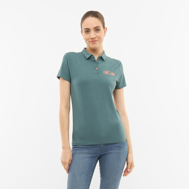 Dámské polo VIKING Winslow tyrkysová Velikost: XL