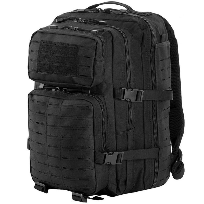 Velký batoh M-TAC Assault Pack s laserovým řezem - černý NEUPLATŇUJE SE
