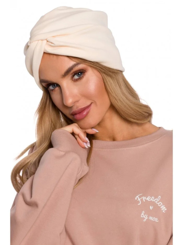 M601 Turban - krémový EU UNI