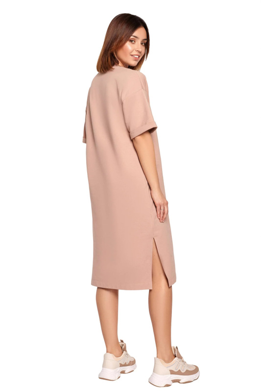 Dámské šaty B194 Mocca - BeWear  L