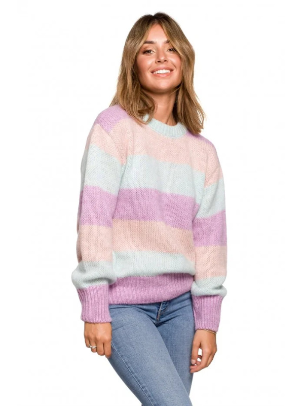 BK071 Pestrobarevný svetr - model 1 EU S/M