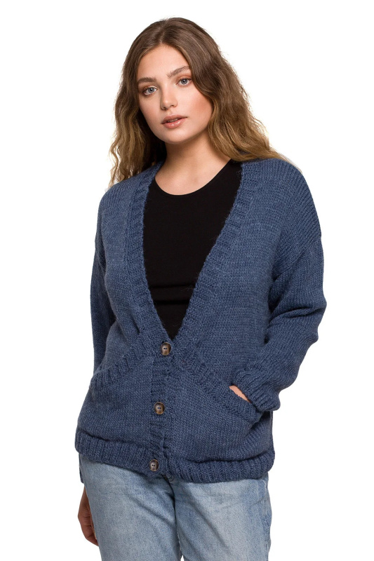 Svetr na zapínání  model 157594 BE Knit S/M