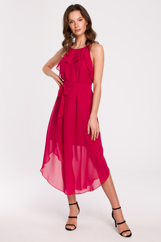 Šaty K137 - Makover L Fuchsie