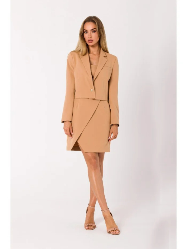 M745 Bunda krátkého střihu - karamelová EU M