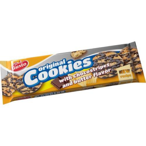 Gusto cookies chocostripes butter 100g