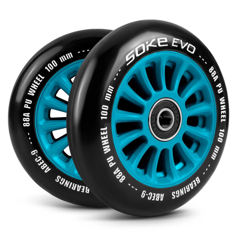 Soke 100 mm modrá 2 ks