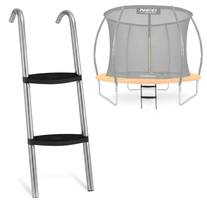 Neo-Sport drabinka k trampolíně 6–8 ft (183–252 cm), 2 stupně
