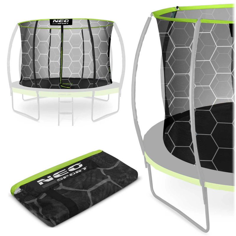Neo-sport vnitřní ochranná síť k trampolíně 252 cm (8 ft) pro 6 sloupků