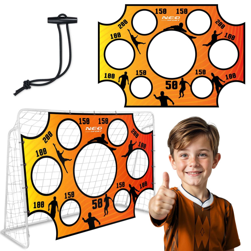 Neo-Sport střelecká plachta na fotbalovou branku 215 × 150 cm