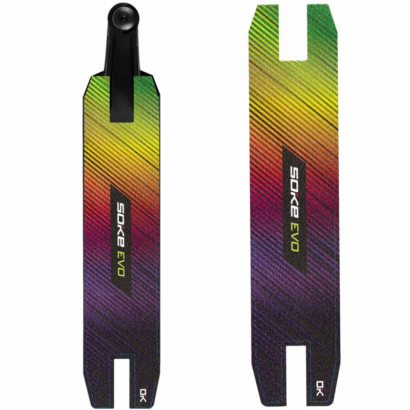 Soke griptape na freestyle koloběžku rainbow 47 × 10 cm - 1 kus