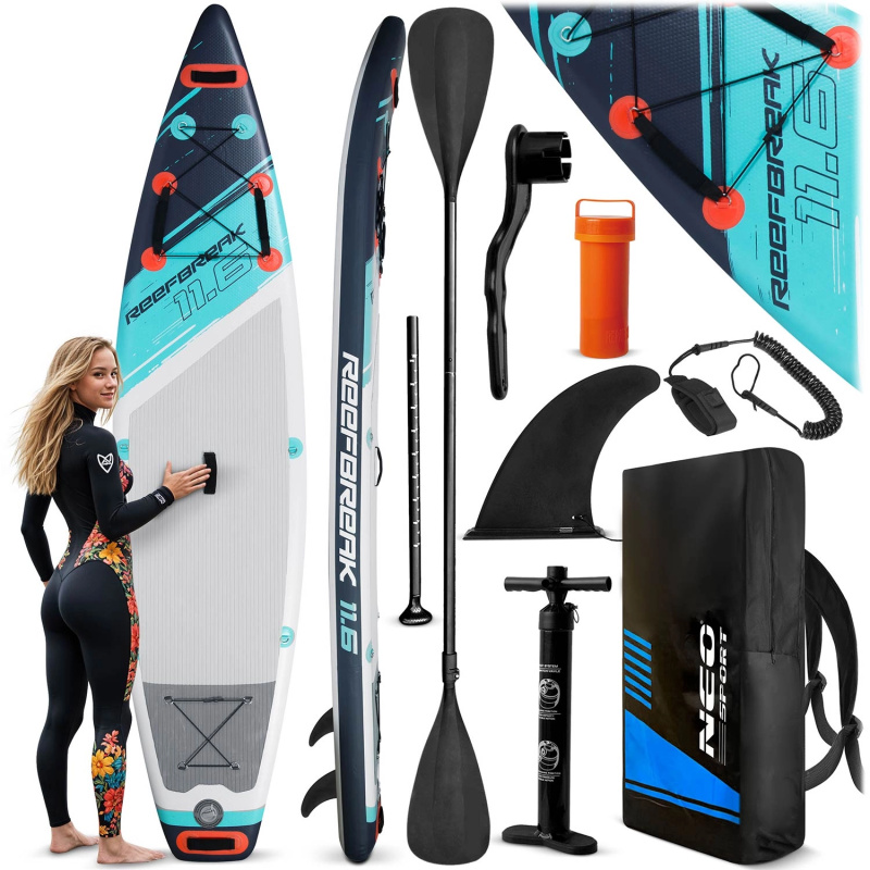 Nafukovací SUP prkno Neo-Sport Reefbreak 11'6 350 cm s příslušenstvím