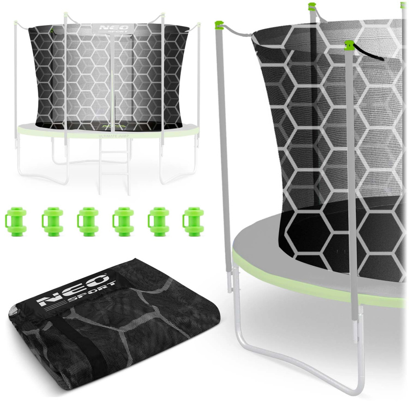 Vnitřní ochranná síť k trampolíně Neo-Sport 312 cm (10 ft) pro 6 tyčí