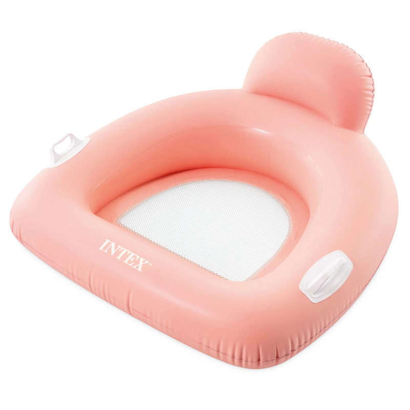 Intex pillow float lounges růžové nafukovací lehátko do vody s polštářem