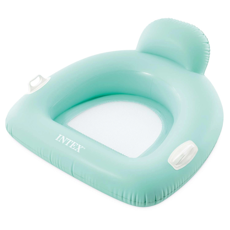 Nafukovací vodní křeslo Intex v mátové barvě