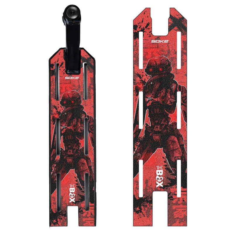 Soke griptape na freestyle koloběžku red cyber 52 × 13 cm