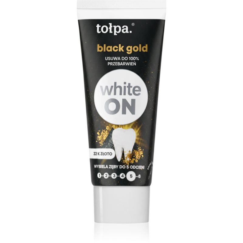 Tołpa On White Black Gold bělicí zubní pasta 20 ml
