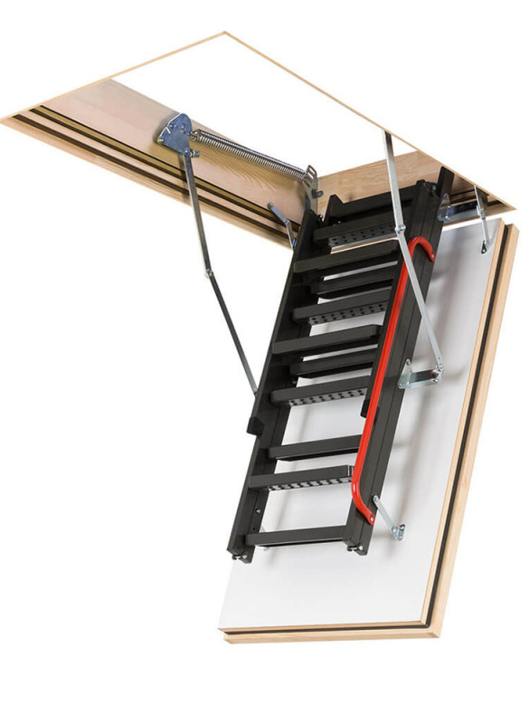 Půdní schody FAKRO LMF 60 Stavební otvor: 60x144 cm, Maximální výška: 360 cm
