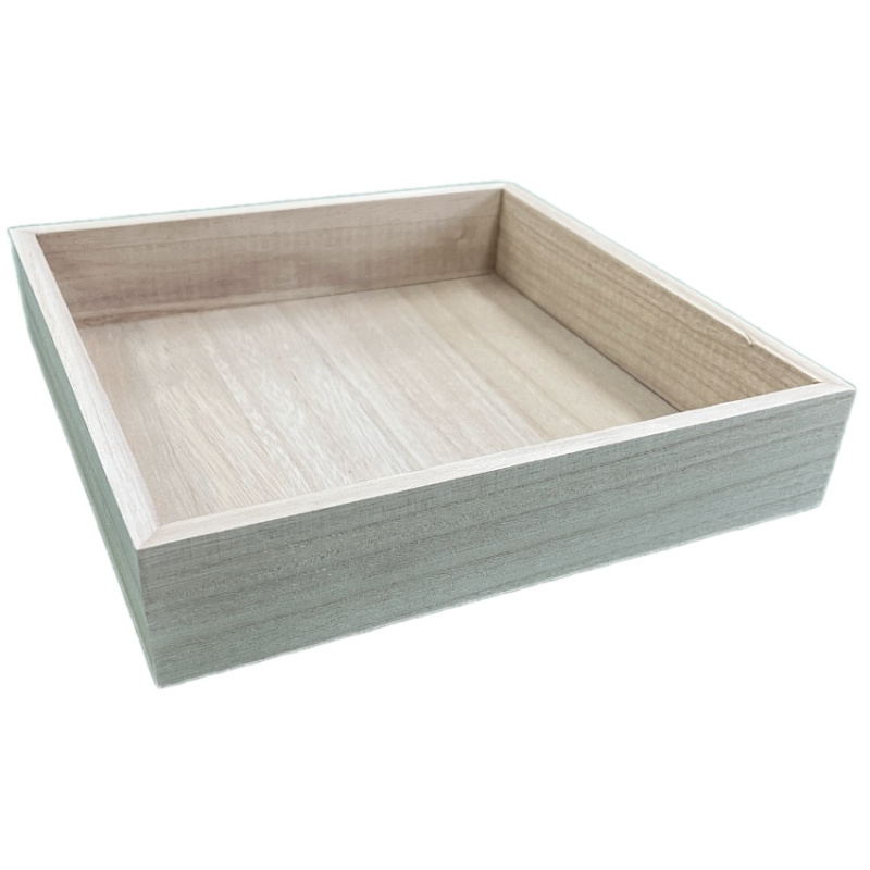 Dřevěný podnos čtvercový 25×25×5cm