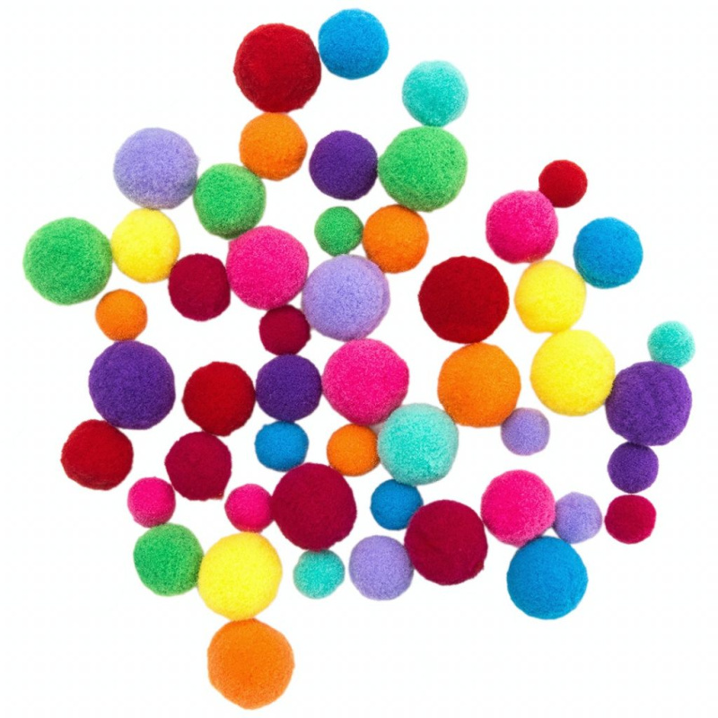 Bambulky 15-25mm (60ks) barevný mix