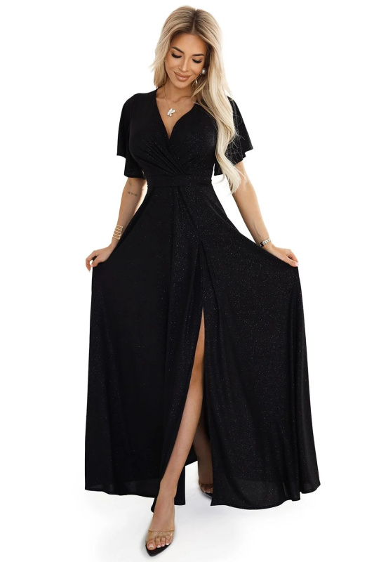 Dámské šaty 581-1 JENNIFER - NUMOCO černá XXXL