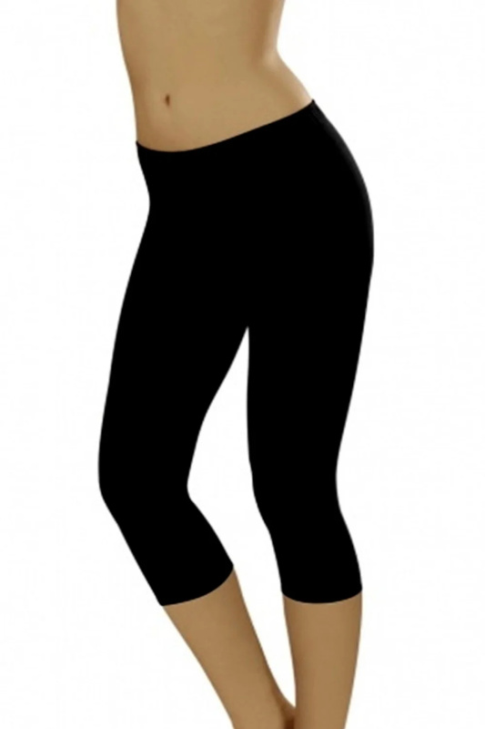 Legíny Italian Fashion Legginsy 3/4 Barva: Černá, Velikost: M