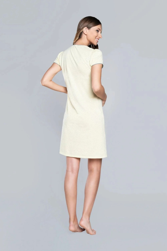 Noční košile Felicita yellow - ITALIAN FASHION Žlutá M