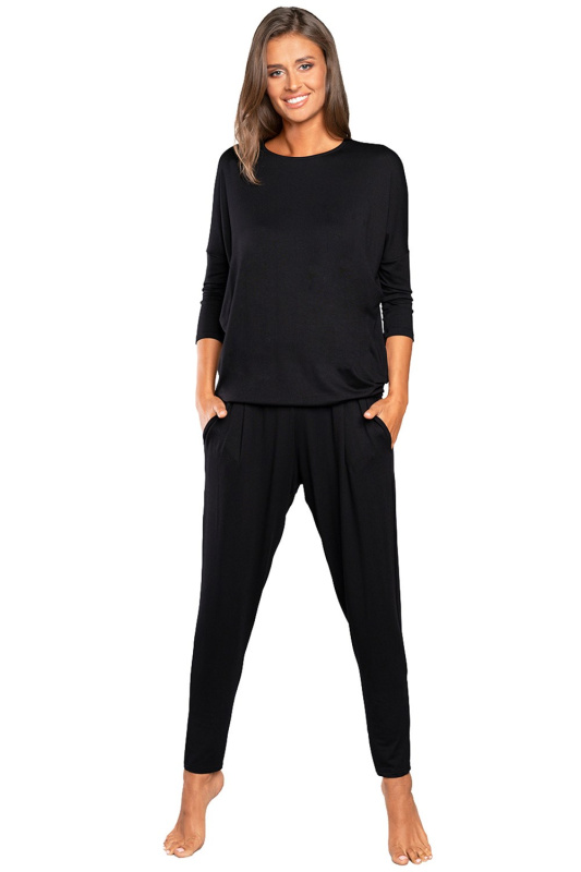Dámské pyžamo Italian Fashion Styl r.3/4 dł.sp. - výprodej Barva: Šedá, Velikost: S
