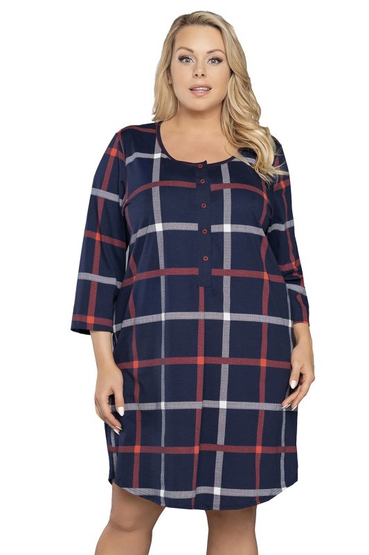 Noční košile Italian Fashion Izera r.3/4 Barva: Modrá, Velikost: L