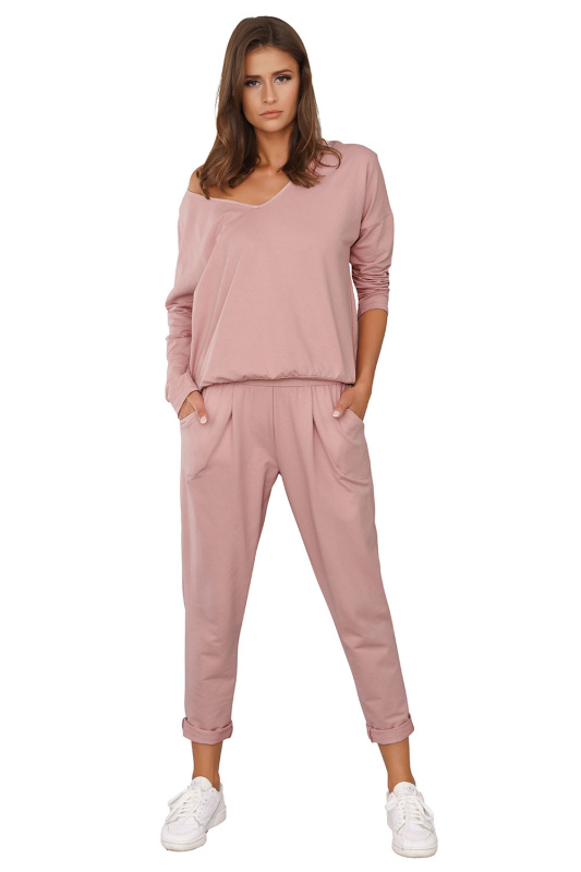 Komplet Italian Fashion Karina dł.r. dł.sp. Barva: Růžová, Velikost: XL