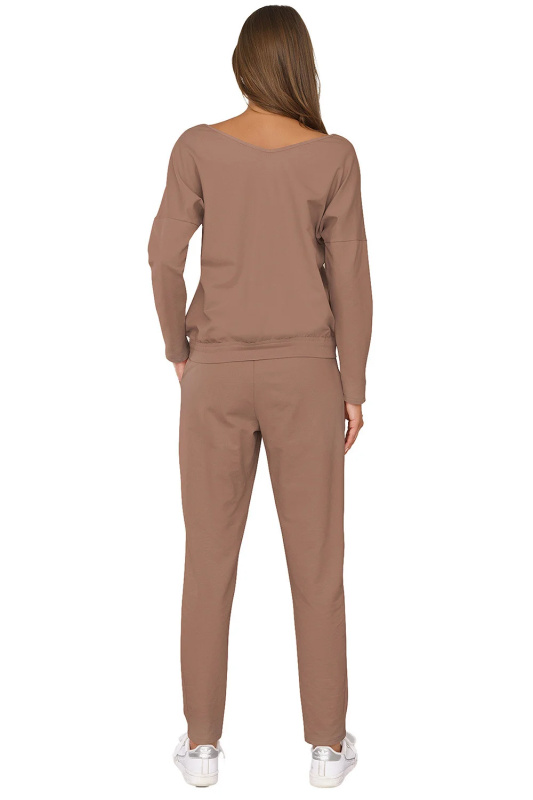 Tepláková souprava Italian Fashion Karina dł.r. dł.sp. Barva: Hnědá, Velikost: M