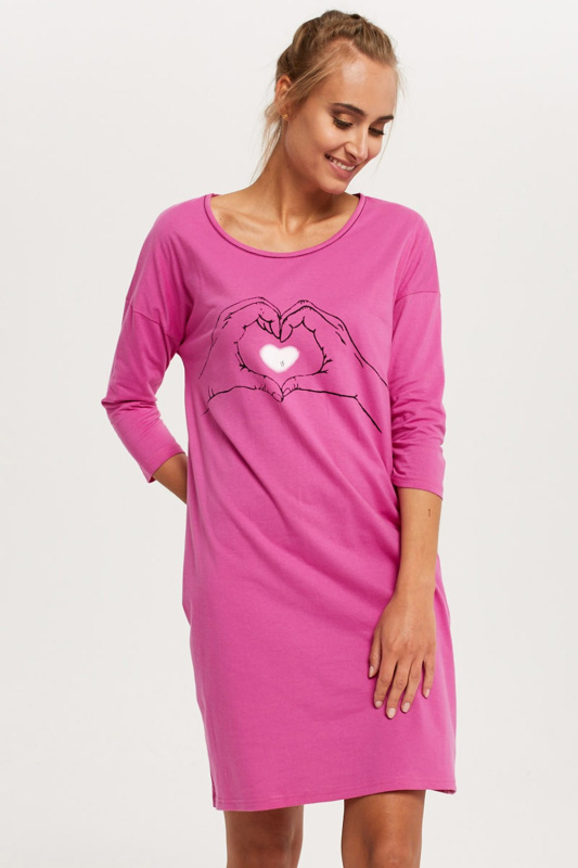 Dámská noční košile Italian Fashion Galia Barva: Růžová, Velikost: XL