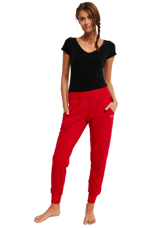 Dámské tepláky Italian Fashion Todra dł.sp. Barva: Červená, Velikost: 2XL