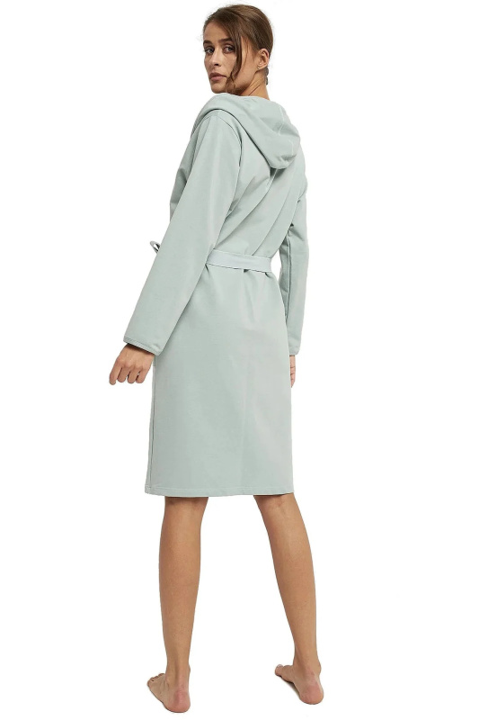 Dámský župan Italian Fashion Karina dl.r. mátový Barva: Zelená, Velikost: 2XL
