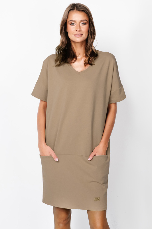 Italian Fashion Karina tunika krátká délka barva: velbloudí XL