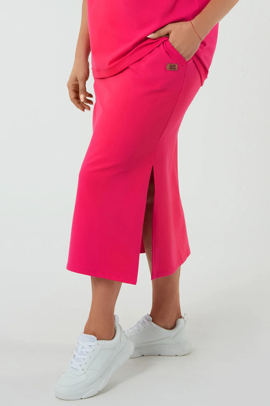 Sukně Italian Fashion Stella Maxi Barva: Růžová, Velikost: XL