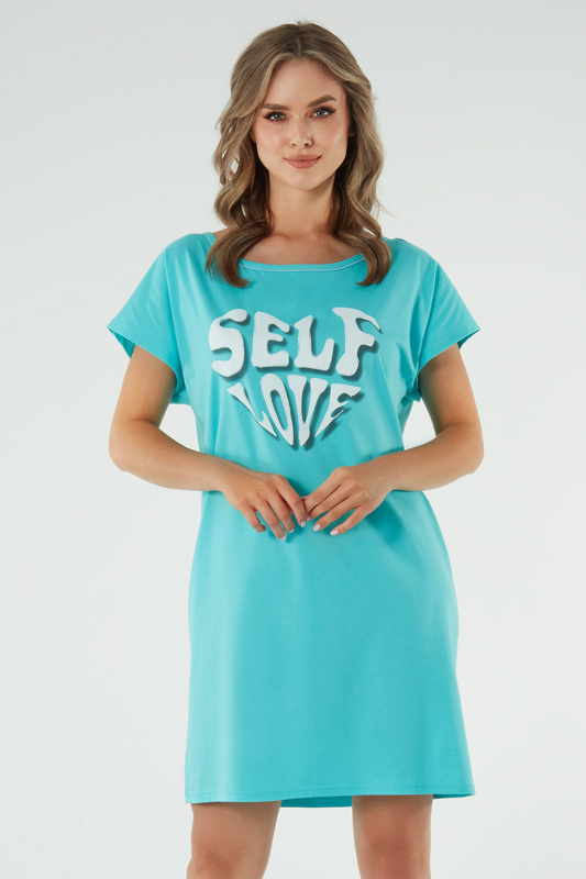 Italian Fashion Selfie cr. r. barva: tyrkysová XL