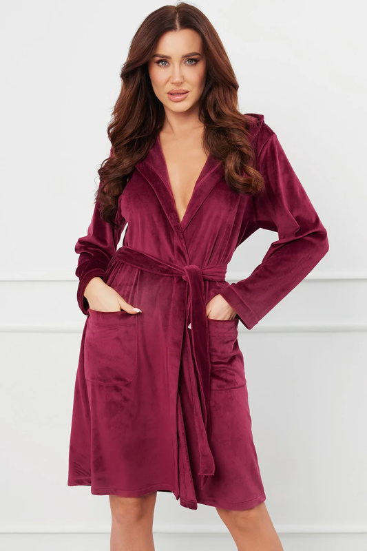 Župan Italian Fashion Akara dł.r. Barva: Bordó, Velikost: L
