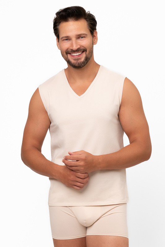 Pánské tílko Italian Fashion Apollo sz.r. Barva: Béžová, Velikost: XL