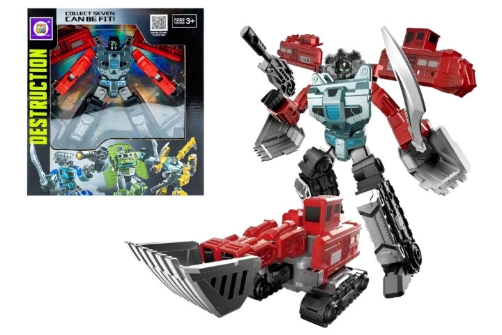 Červená nabíječka Robot Destruction