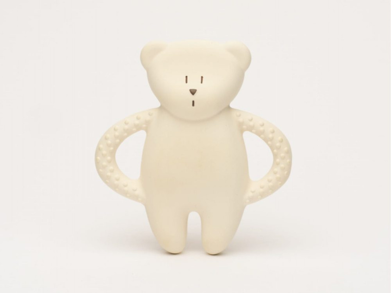 Moonie Kousátko přírodní kaučuk medvídek Polar